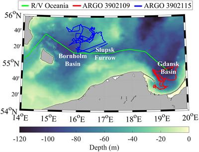 Energy fluxes and vertical heat transfer in the Southern Baltic Sea